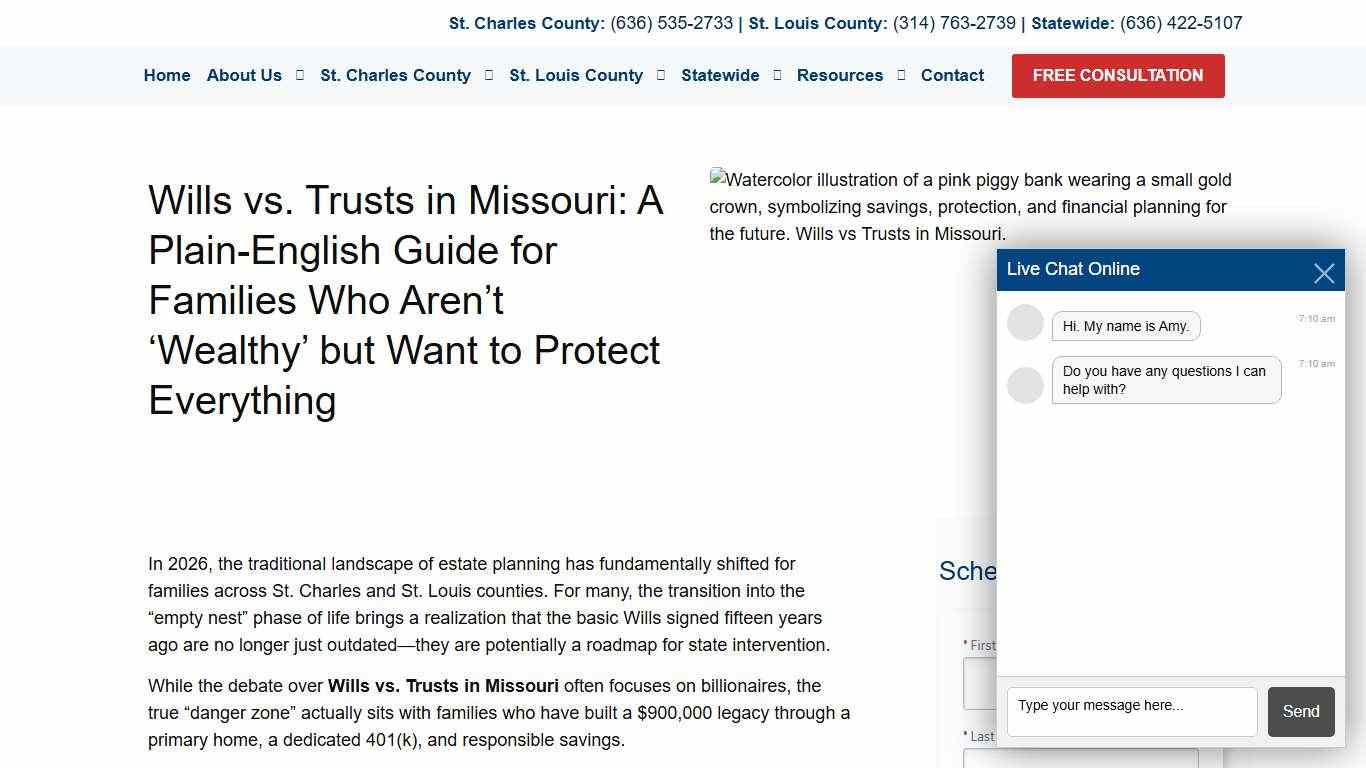Wills vs Trusts in Missouri: What Families Need to Know in 2026